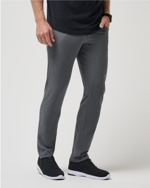 Heather Dark Grey Open to Close Pants