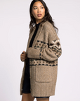 Barley Aztec Spencer Cardigan