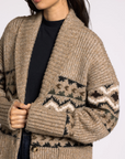 Barley Aztec Spencer Cardigan