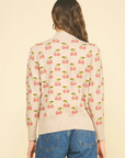 Oatmeal Cherry Nora Sweater