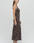 Espresso Polka Dot The Anyday Anytime Dress