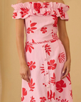Pink & Red Marina Top - 47202