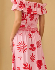 Pink & Red Marina Top - 47202