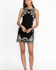 Black Alicia Linen Dress