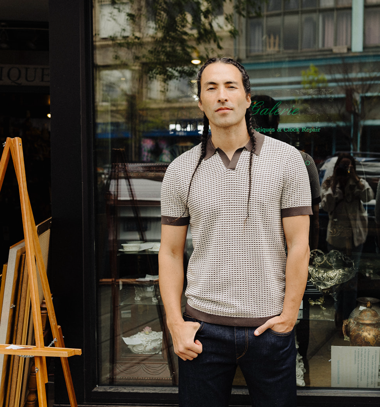 Olive Oat Ripple Hayden Shirt