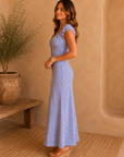 Navy & White Kaliyah Dress