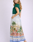 Blue Multi Ailani Skirt
