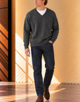 Blackwater Merino V-Neck Sweater