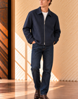 Navy Andres Wool Jacket