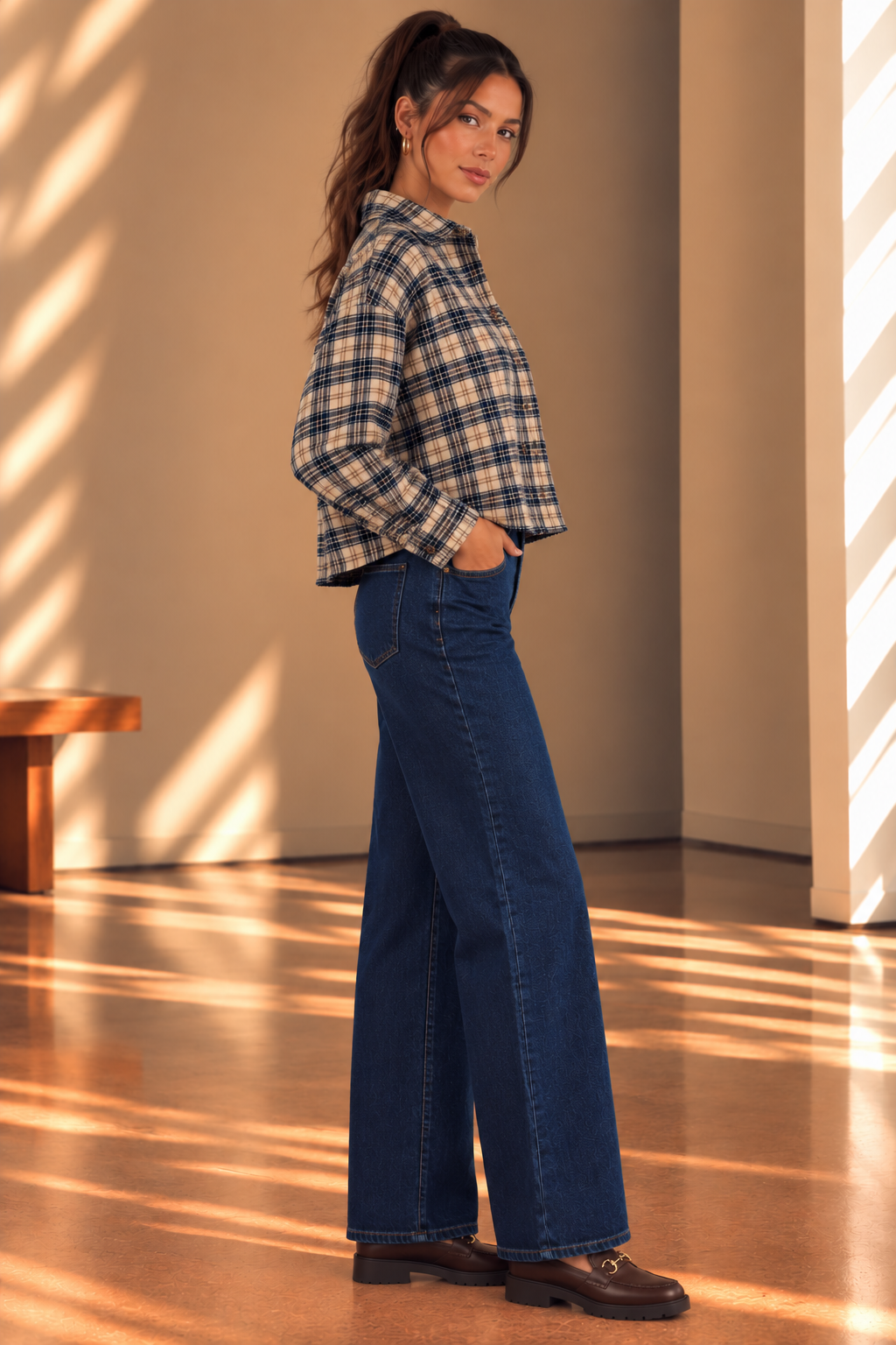 Sugar Plaid Tate Button-Down Shirt