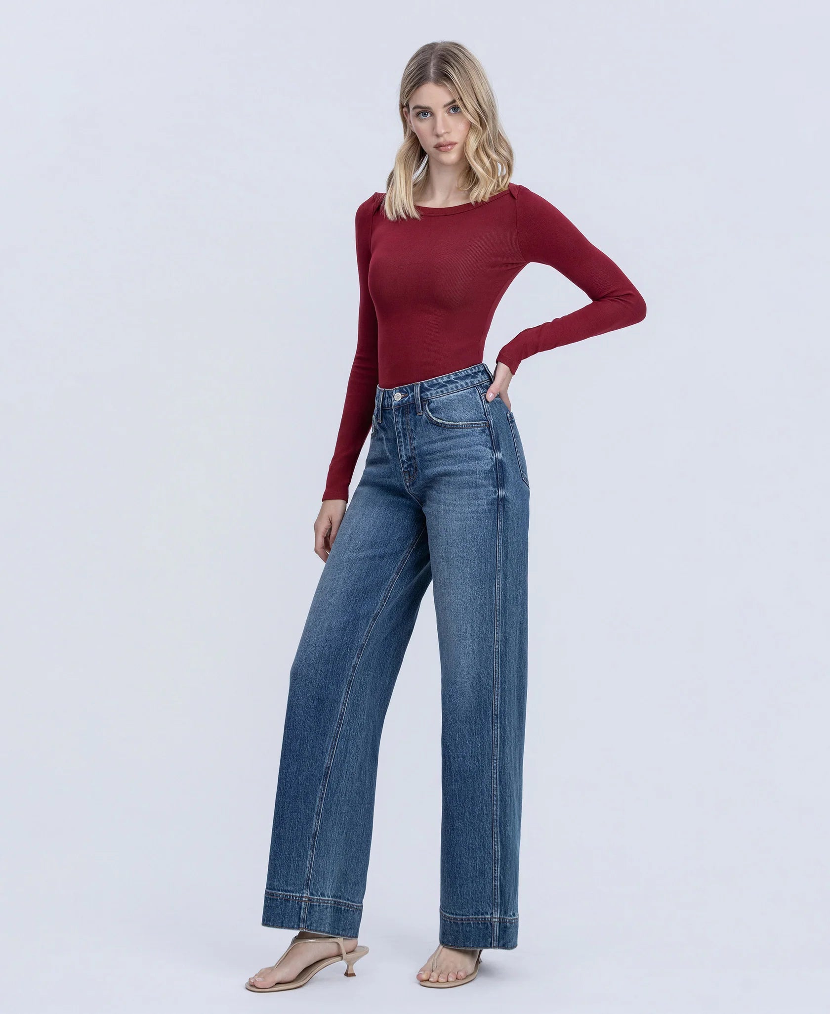 Celestial Reflections Super High Rise Baggy Wide Leg