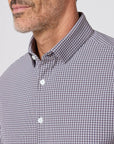 Eggplant Winston Check Leeward LS Dress Shirt