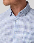 Lilac Stacked Hatch Leeward SS Dress Shirt