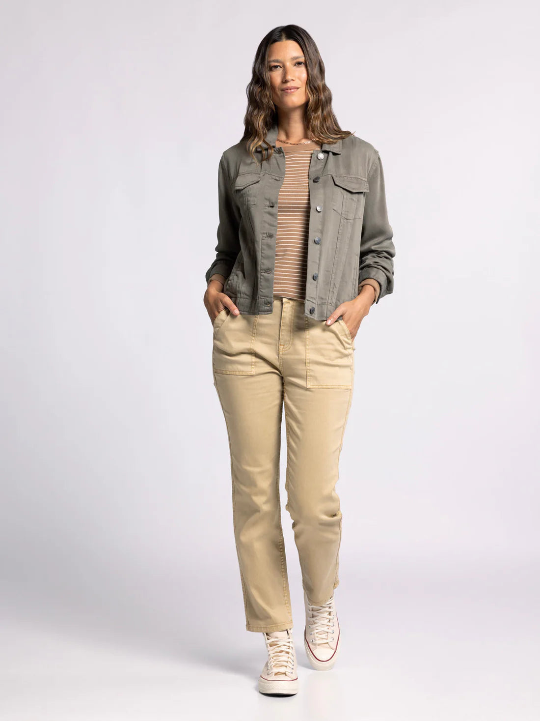 Dusty Olive Jackie Jacket