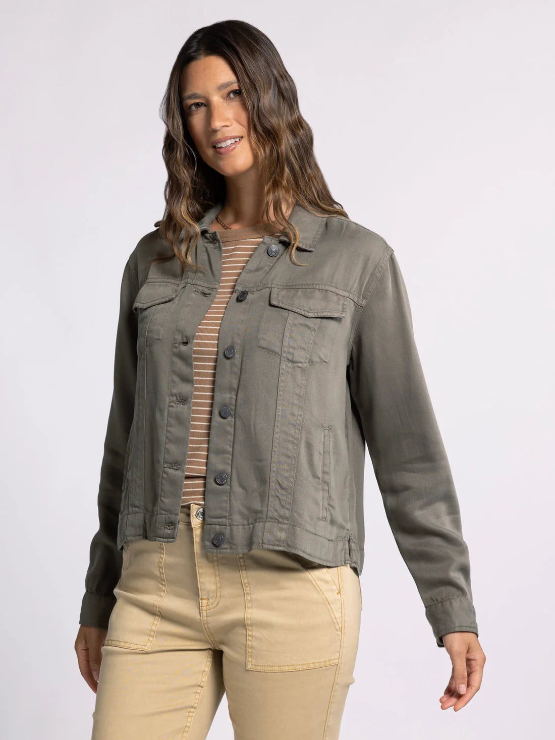 Dusty Olive Jackie Jacket