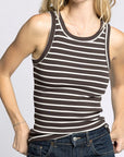 Coffee Off White Edlin Tank