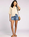 Khaki Alyssa Cardigan Top