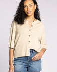 Khaki Alyssa Cardigan Top