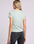 Teal & Cream Stripe Annie Tee