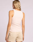Cream & Pink Stripe Edlin Tank