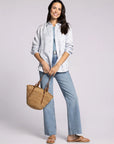 Daisy Stripe Bae Shirt