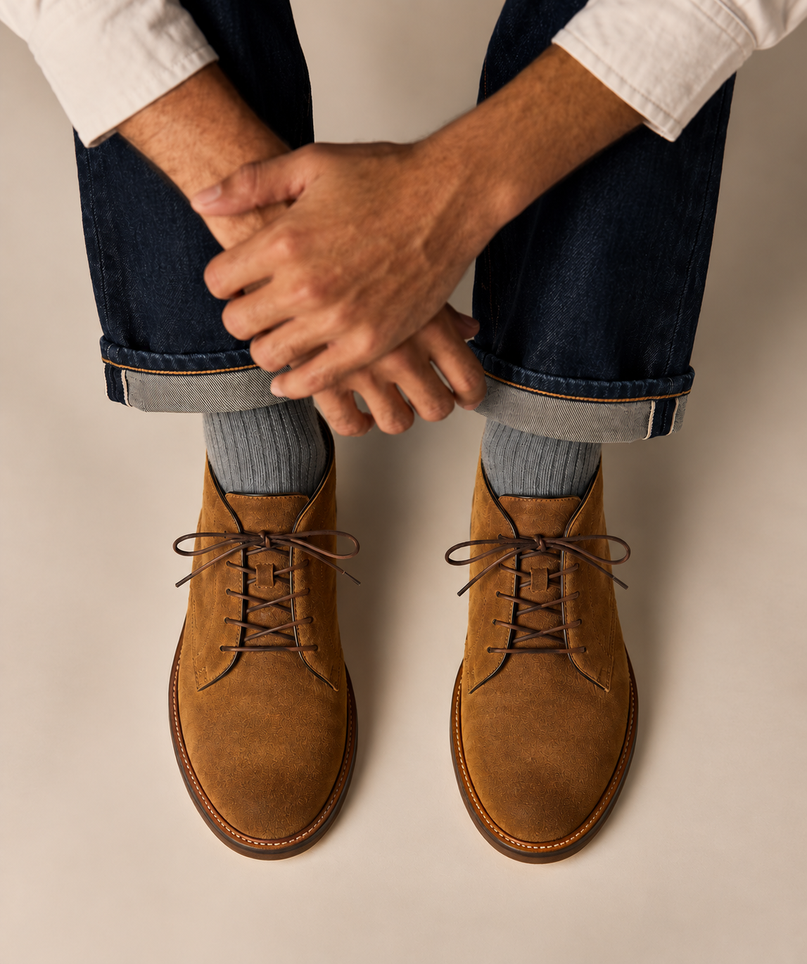 Snuff Waxed Suede Ripley Chukka Boot