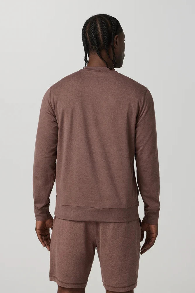Sable Heather Ponto Performance Crew Sweater