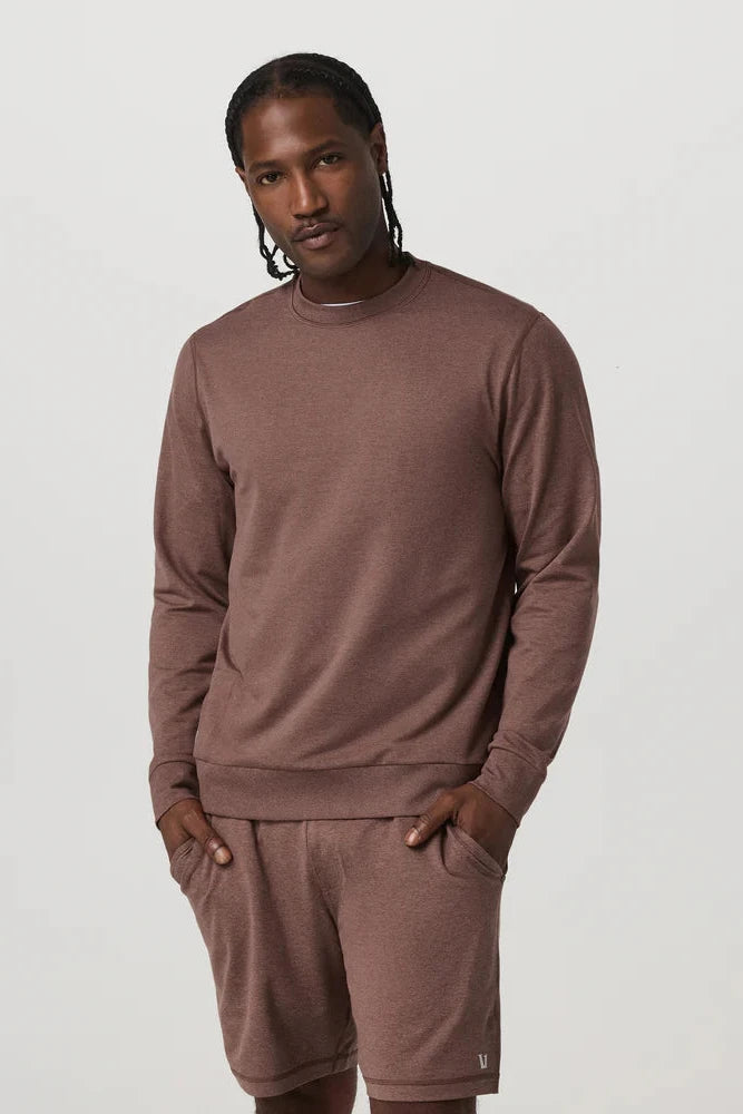 Sable Heather Ponto Performance Crew Sweater