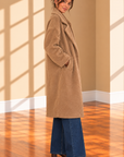 Light Toffee Crosby Cocoon Coat