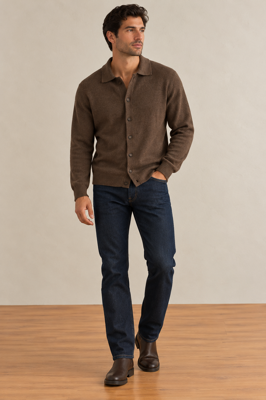 Dark Heather Gray Conor Sweater
