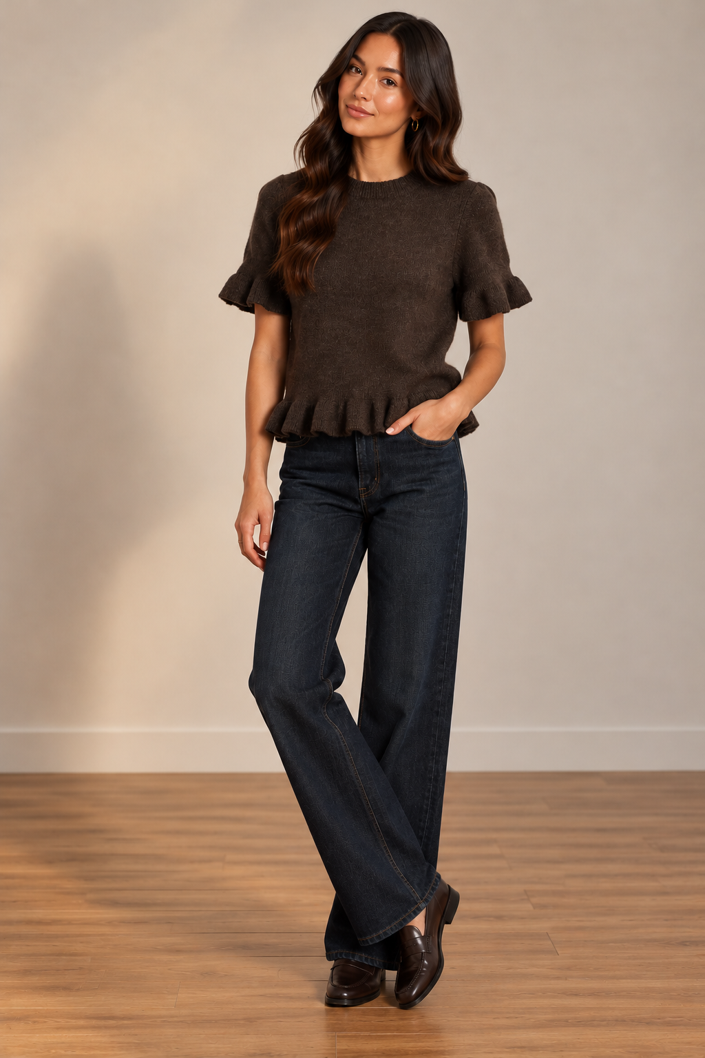 Walnut Gail Top