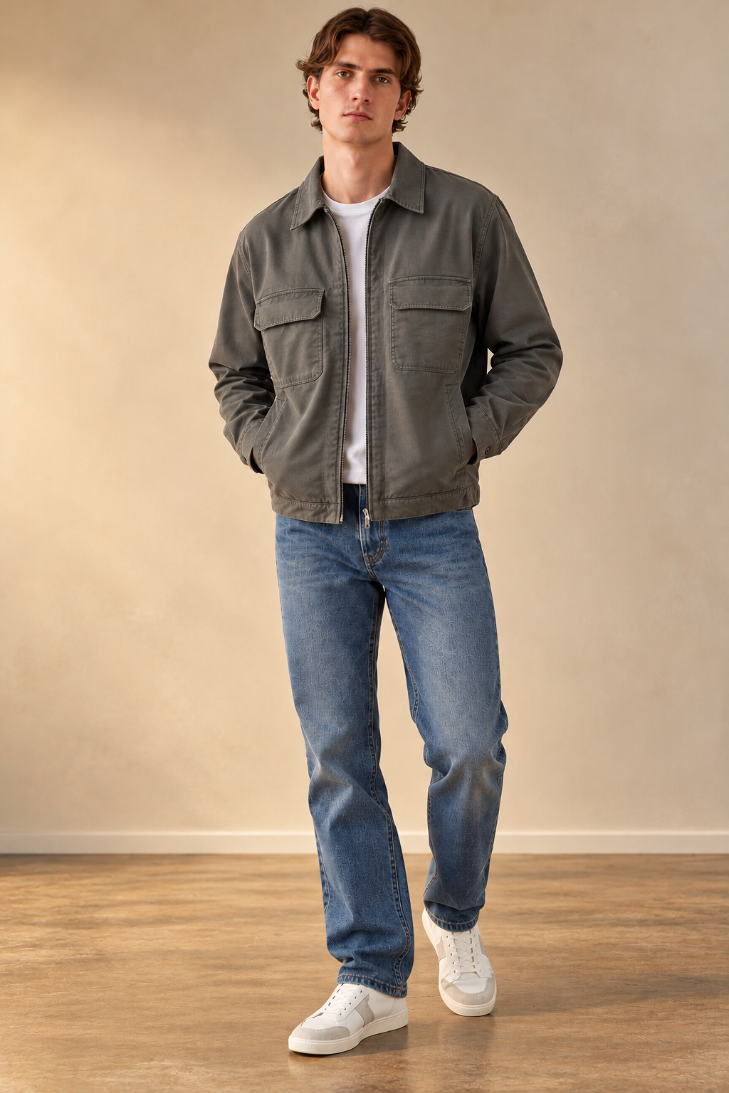 Gray Petrol Jacket