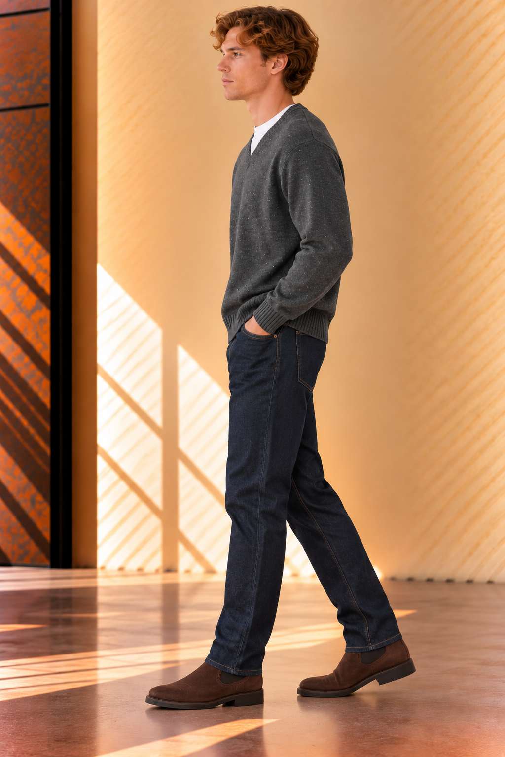 Blackwater Merino V-Neck Sweater