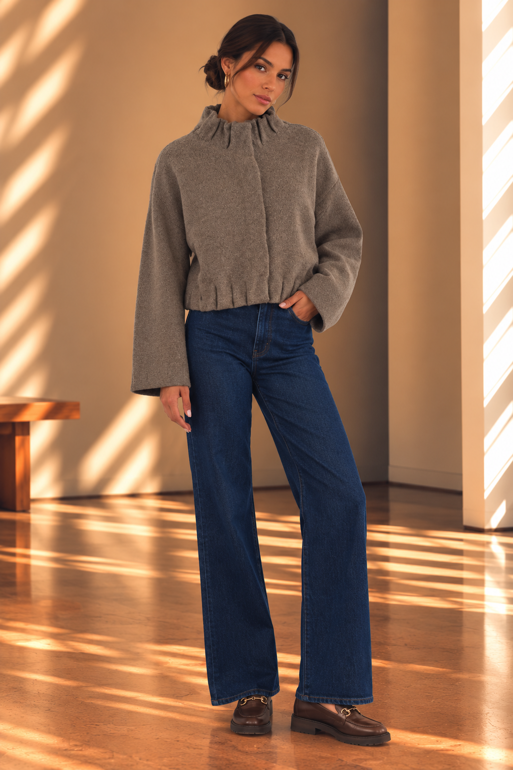 Heather Toffee Emery Jacket