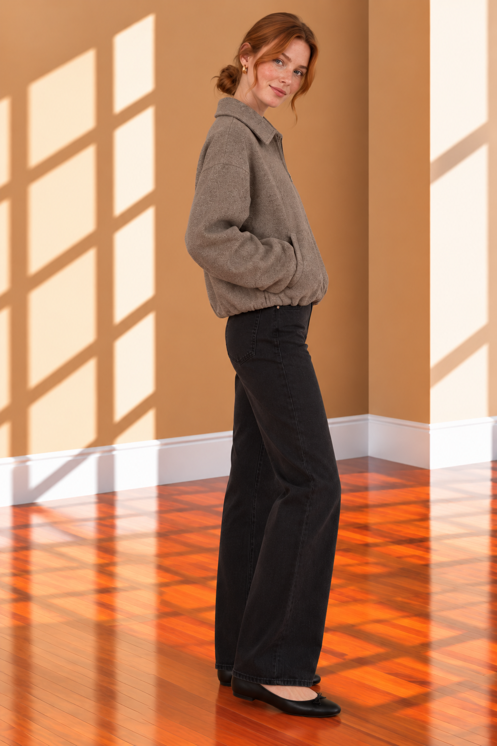 Mocha Cropped Jacket
