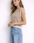 Taupe Raelynn Top