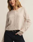 Light Oatmeal Heather Medina Cardigan