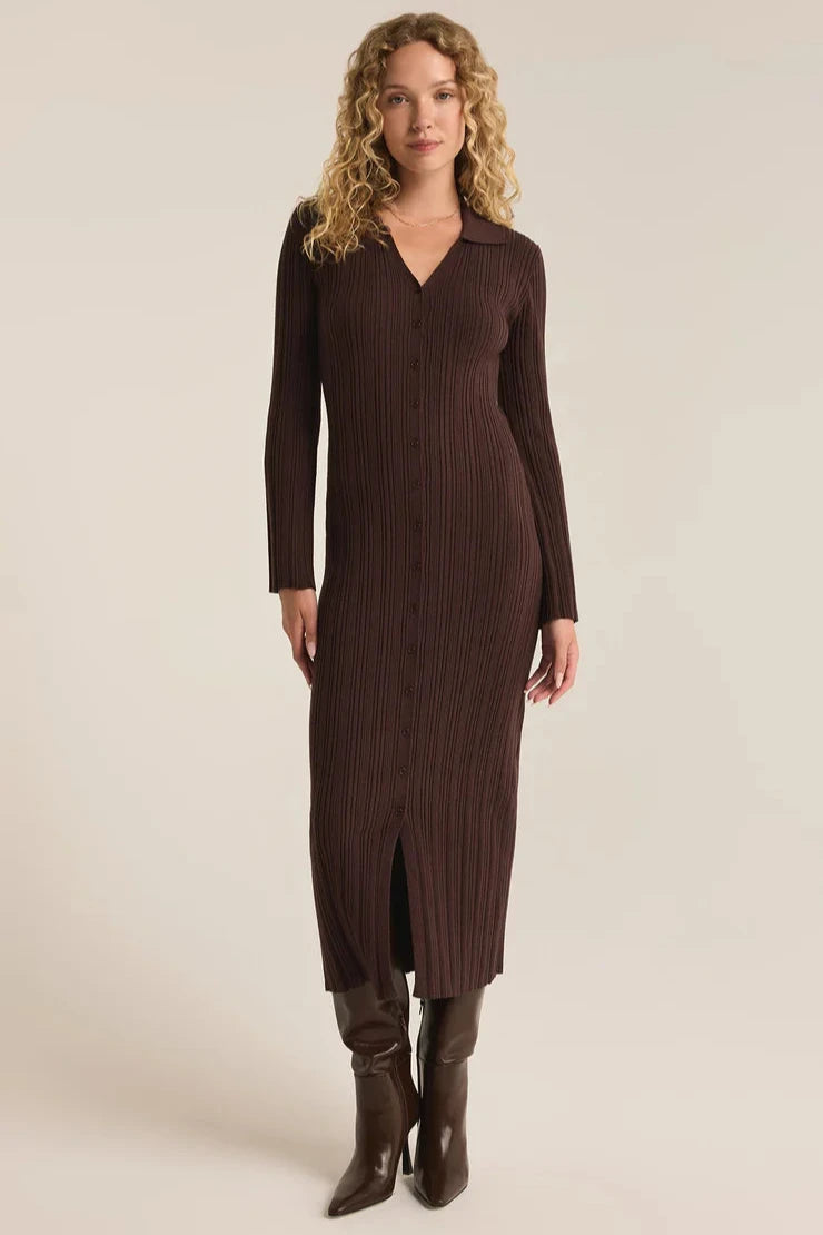 Coffee Bean Danity Sweater Dress