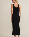 Black Salinas Midi Dress