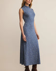 Blue Velvet Seraphina Aspen Midi Dress