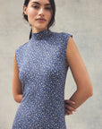 Blue Velvet Seraphina Aspen Midi Dress