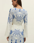 Tahina Nautical Palm Mini Dress