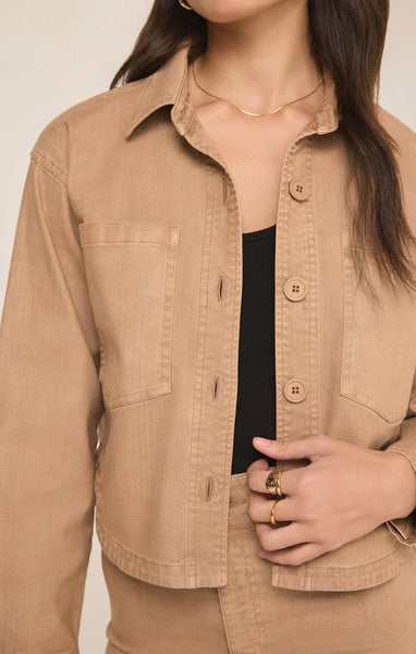 Burro All Day Cropped Washed Jacket