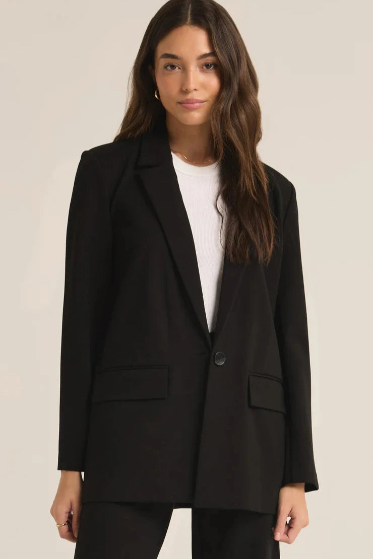 Black Do It all Relaxed Blazer