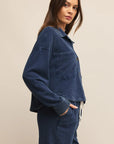 Indigo Heritage Knit Denim Jacket