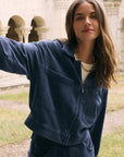 Indigo Heritage Knit Denim Jacket