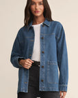 Vintage Indigo On The Road Denim Jacket