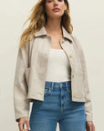 Crystal Dillon Suede Jacket