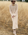 Sea Salt Europa Poly Sheen Skirt
