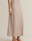 Parchment Delavine Textured Midi Skirt